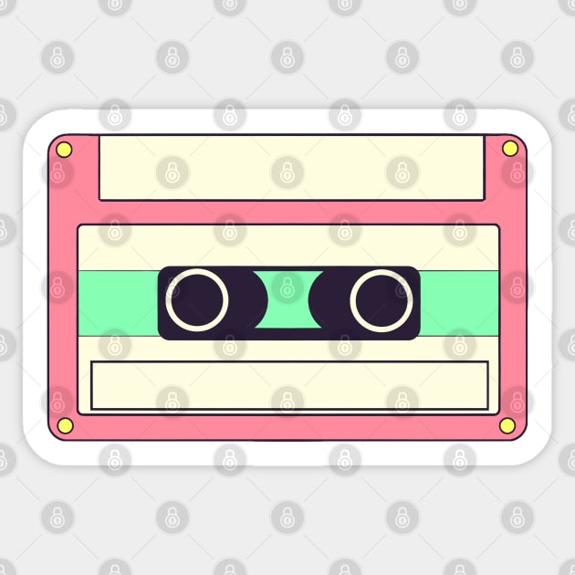 Cassette Sticker by LaurenPatrick